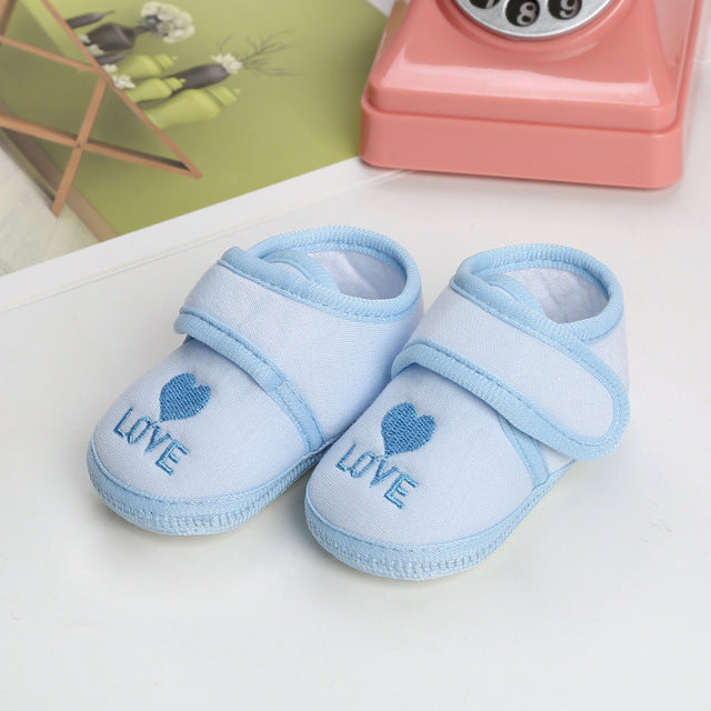 Chaussures unisexes en coton pour bébé