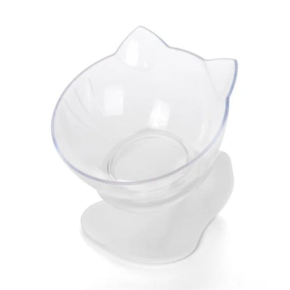 Pet Double Cat Bowl With Raised Stand