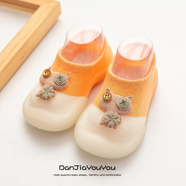 Chaussures unisexes en coton pour bébé