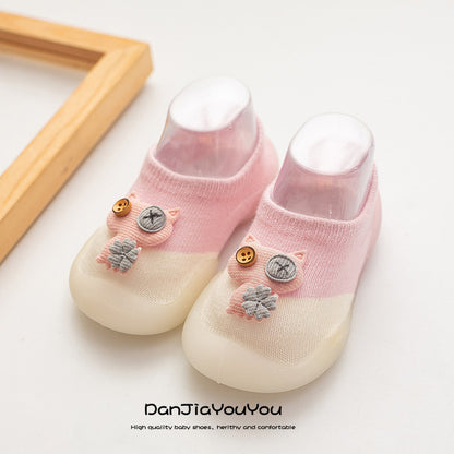 Chaussures unisexes en coton pour bébé