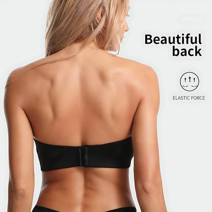 Soutien-gorge push-up invisible sans bretelles