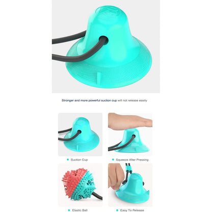 Jouet pour chien à ventouse en silicone