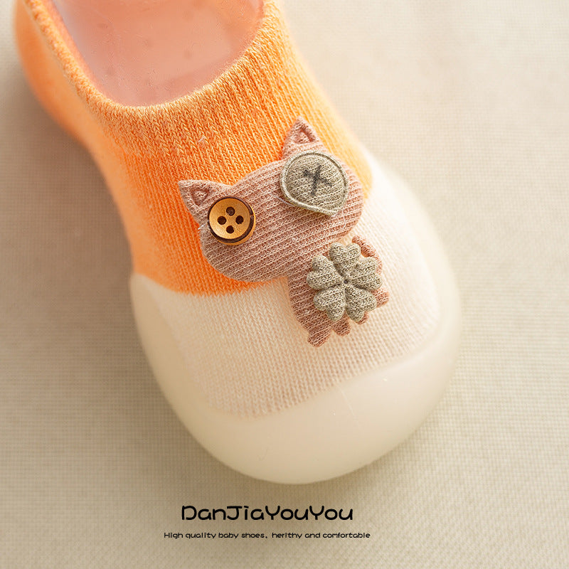 Chaussures unisexes en coton pour bébé