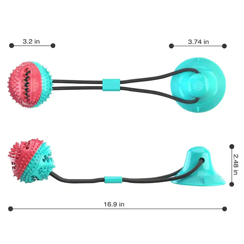 Jouet pour chien à ventouse en silicone