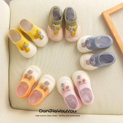 Chaussures unisexes en coton pour bébé