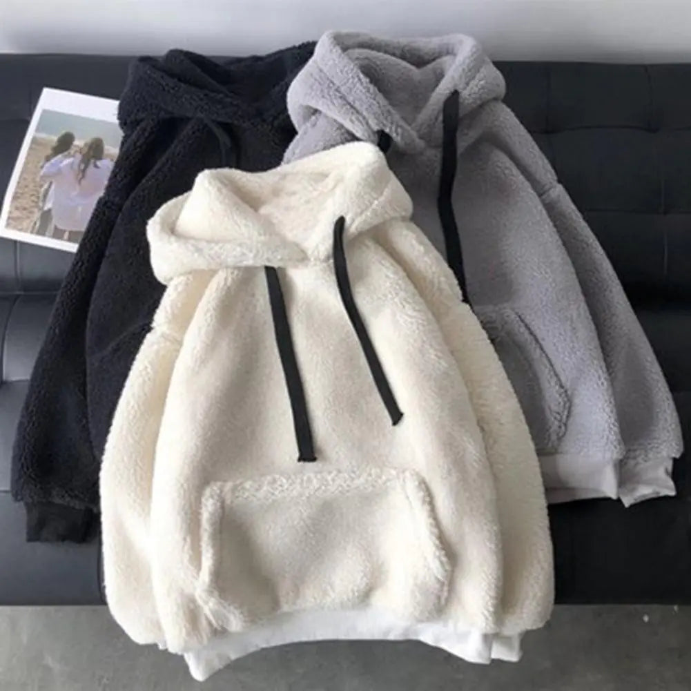 Sudaderas con capucha peludas y esponjosas para mujer