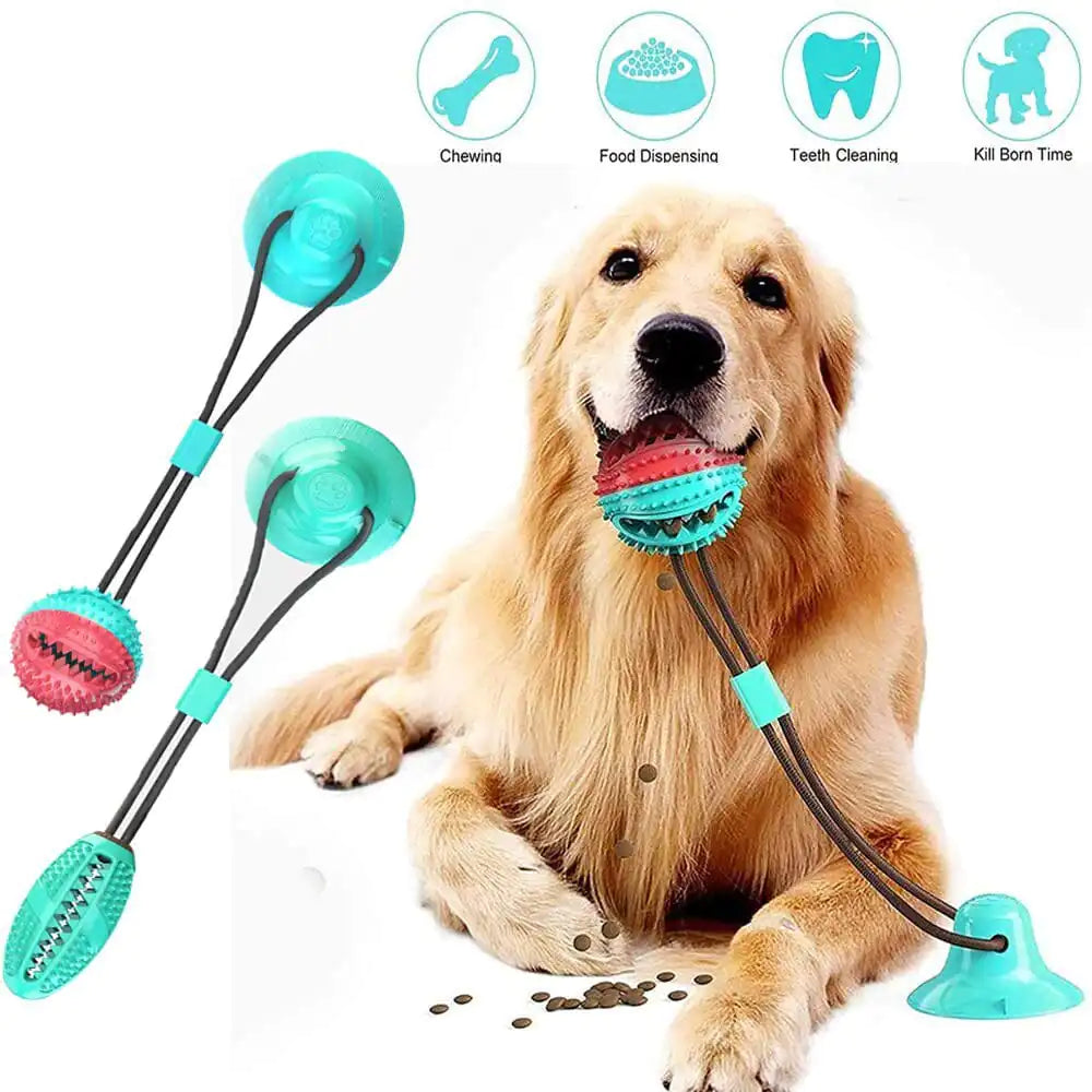 Jouet pour chien à ventouse en silicone